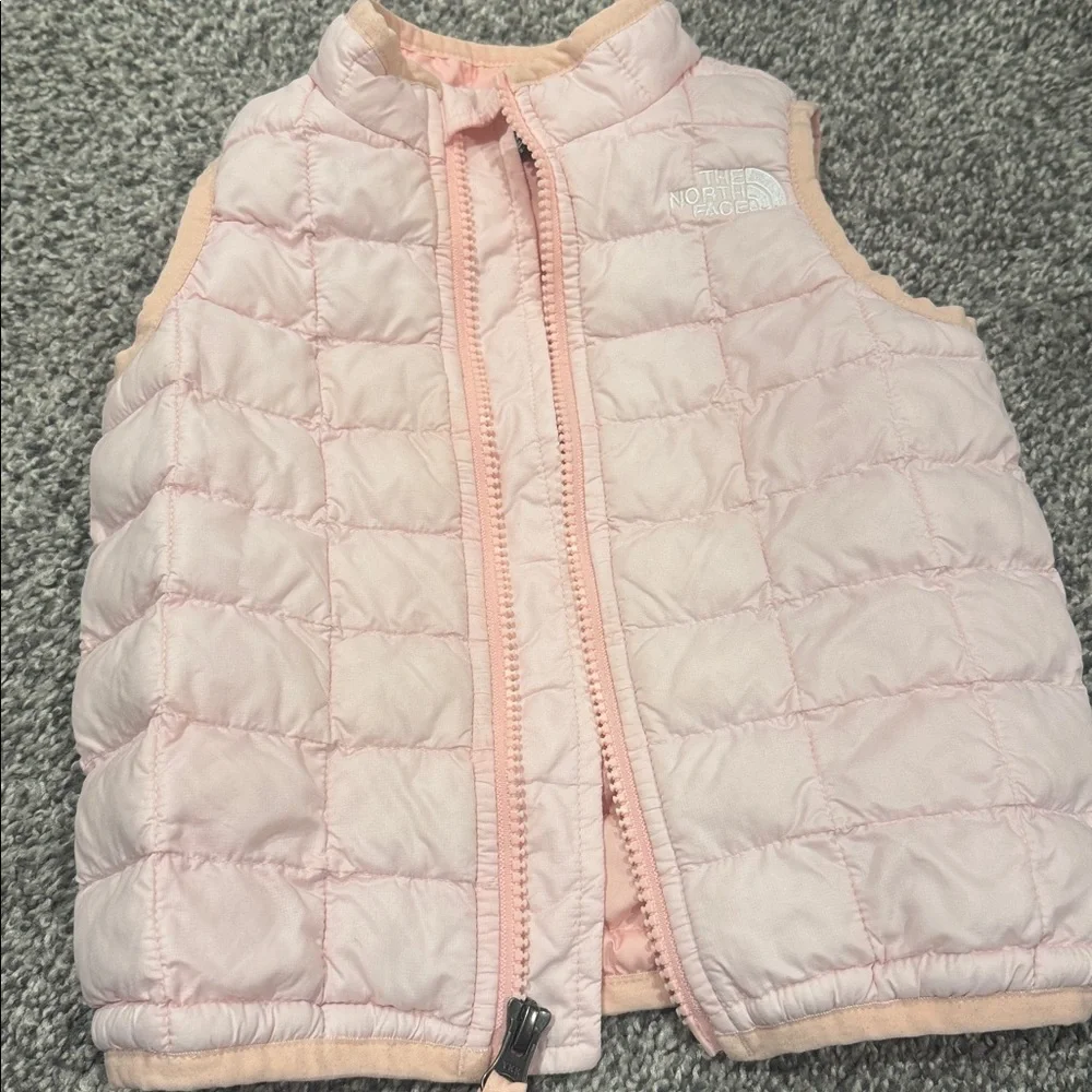 The North Face Light Pink Kids Quilted Vest